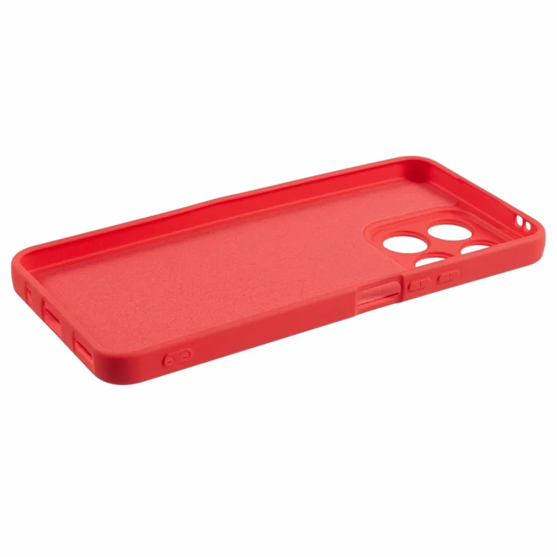 For Honor X8a 4G TPU Case 2.0mm Thickness Bump Proof Phone Cover - Red