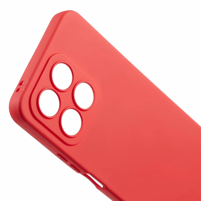 For Honor X8a 4G TPU Case 2.0mm Thickness Bump Proof Phone Cover - Red