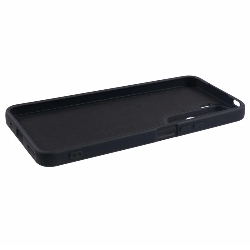 For Honor 90 Lite 5G Cell Phone Case TPU 2.0mm Arc Edge Back Cover - Black
