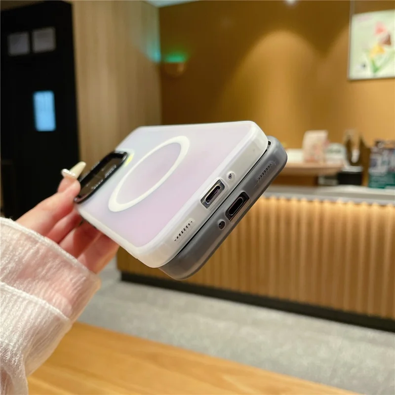 Per Xiaomi 13 Pro 5G Custodia Magnetica Compatibile con MagSafe PC+TPU Anti-caduta Custodia per Telefono - Nero Opaco