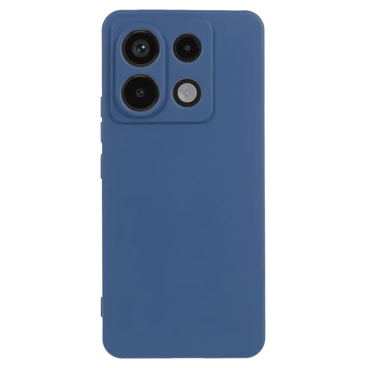 Para el Xiaomi Redmi Note 13 Pro 5G / Poco X6 5G Funda Borde Arco 2.0mm TPU Acabado Suave Funda Teléfono - Azul