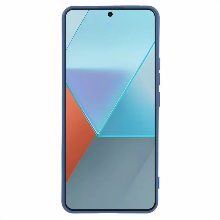 Para el Xiaomi Redmi Note 13 Pro 5G / Poco X6 5G Funda Borde Arco 2.0mm TPU Acabado Suave Funda Teléfono - Azul