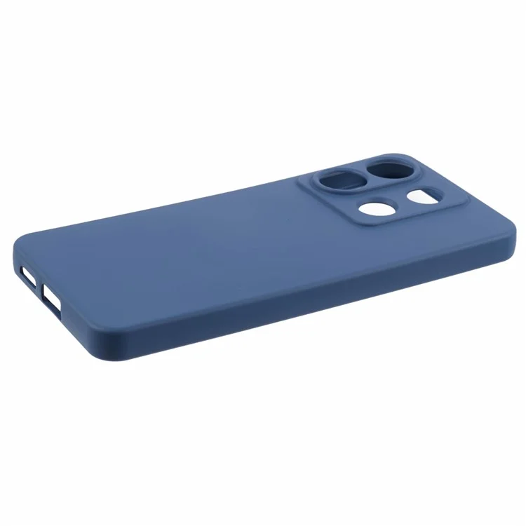 Para el Xiaomi Redmi Note 13 Pro 5G / Poco X6 5G Funda Borde Arco 2.0mm TPU Acabado Suave Funda Teléfono - Azul