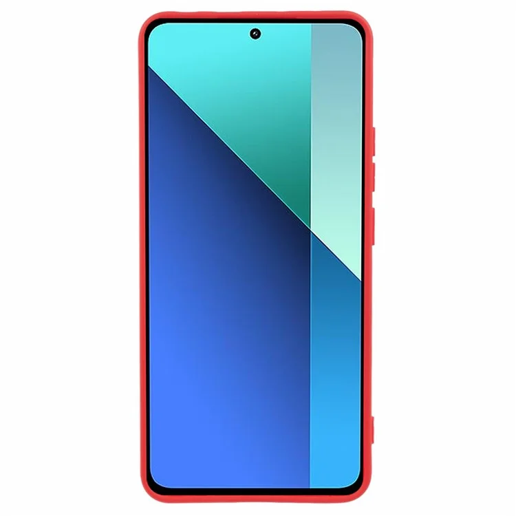 Funda para teléfono móvil para Xiaomi Redmi Note 13 Pro 4G / Poco M6 Pro 4G 2.0mm Arc Edge TPU Funda para teléfono - Rojo