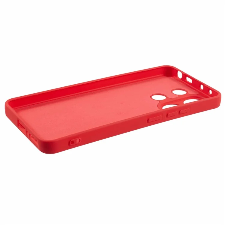 Funda para teléfono móvil para Xiaomi Redmi Note 13 Pro 4G / Poco M6 Pro 4G 2.0mm Arc Edge TPU Funda para teléfono - Rojo