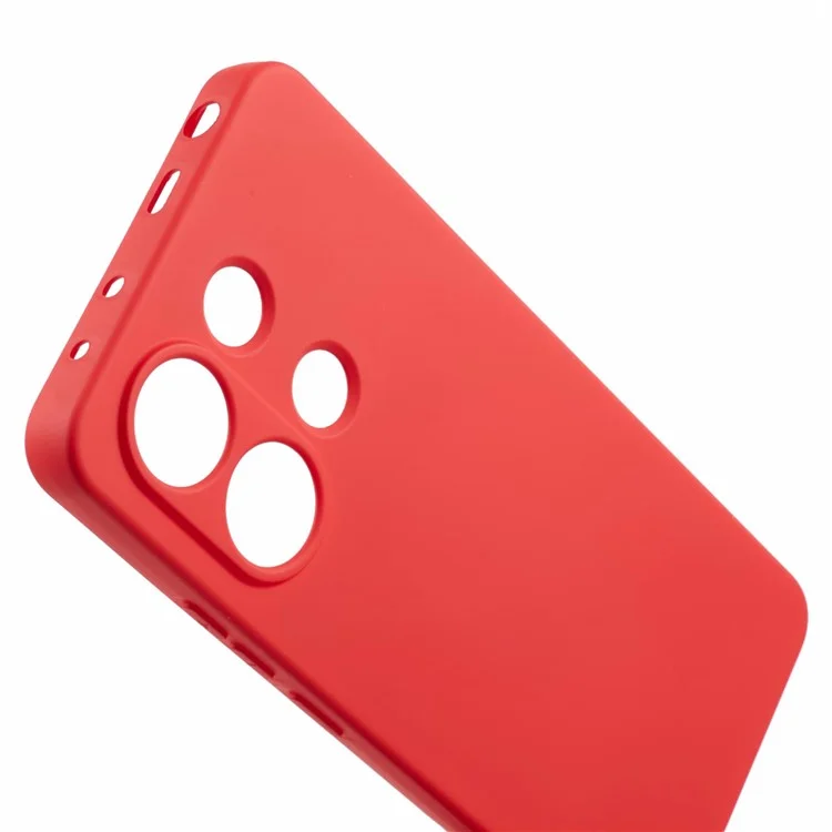 Funda para teléfono móvil para Xiaomi Redmi Note 13 Pro 4G / Poco M6 Pro 4G 2.0mm Arc Edge TPU Funda para teléfono - Rojo