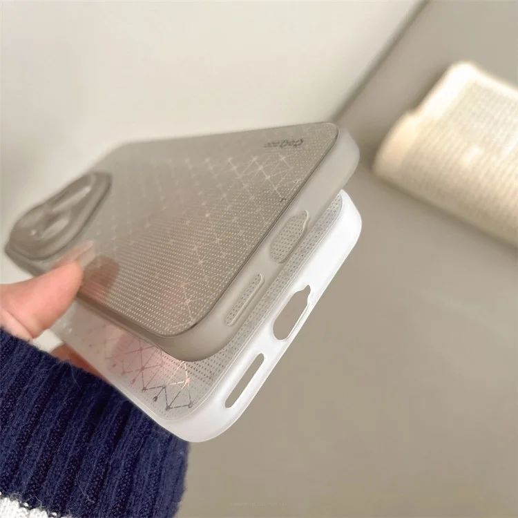 Q.COO For Huawei Pura 70 Case Sparkling Soft TPU Phone Protective Cover - White