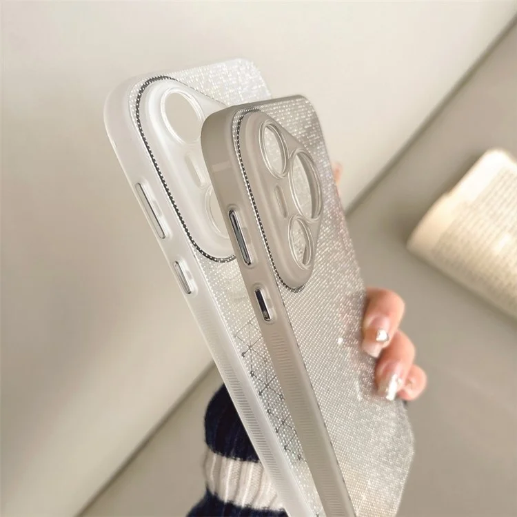 Q.COO For Huawei Pura 70 Case Sparkling Soft TPU Phone Protective Cover - White