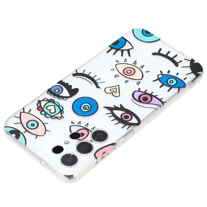For Samsung Galaxy S24 Ultra Case Printed Pattern TPU Shockproof Protective Phone Cover - Monster Eyes