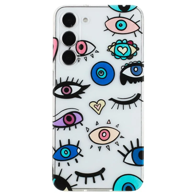 Für Samsung Galaxy S23 Case Pattern Print Design Flexible TPU Handyhülle - Monster Eyes