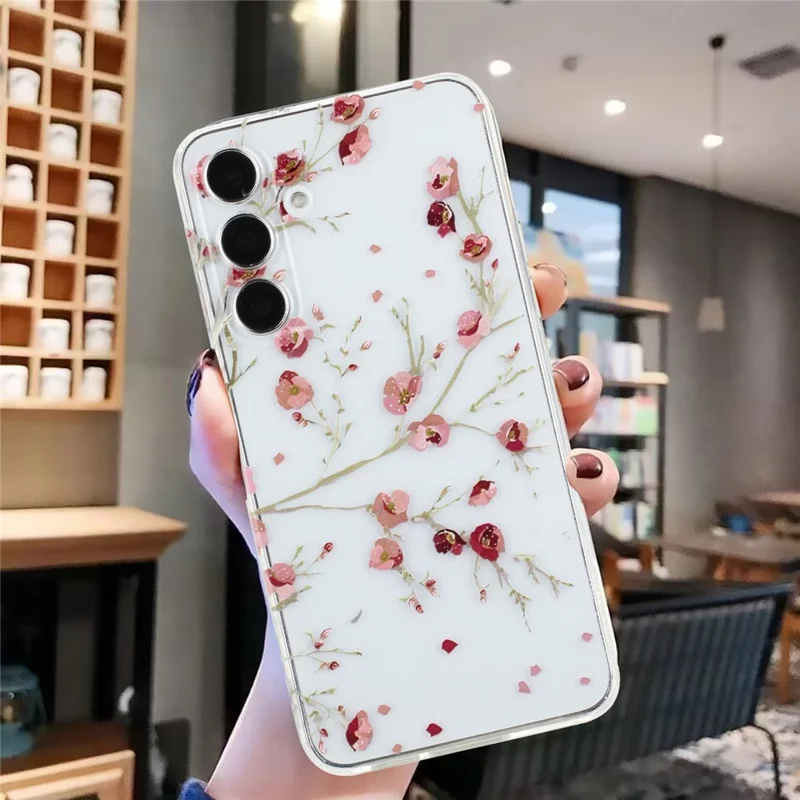 Für Samsung Galaxy A54 5G Case Pattern Printing Anti-Drop Soft TPU Phone Cover - Blume