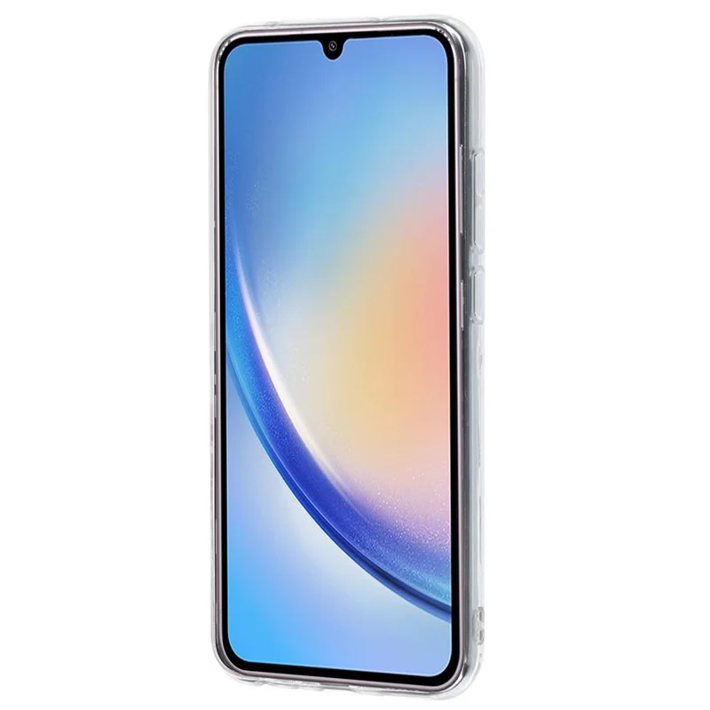 For Samsung Galaxy A34 5G Case Pattern Printing Shockproof Soft TPU Phone Cover - Black Cat