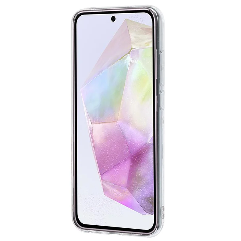 Für Samsung Galaxy A35 5G Soft TPU Case Muster Bedruckung Stoßfeste Handyhülle - Leicht und Katze