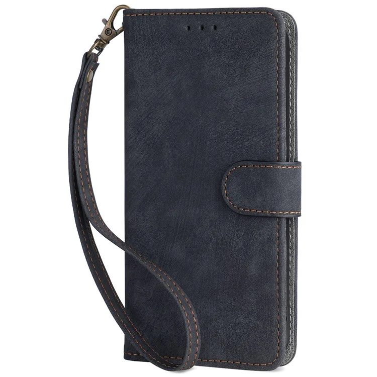 For Infinix Note 40 X6853 Case RFID Blocking Wallet PU Leather Stand Phone Cover - Black