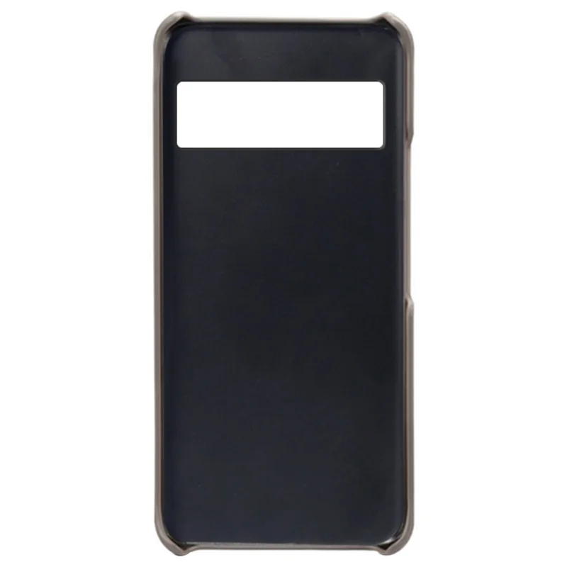 Para Google Pixel 8 Pro Slim Case Card Slots PU+PC Phone Cover - Cinza