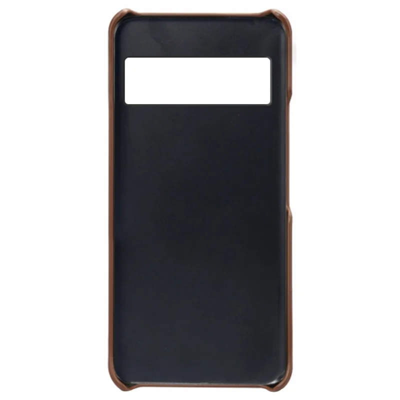 Pour Google Pixel 8 Pro Coque Fine Fentes pour Cartes PU+PC Housse de Téléphone - Marron