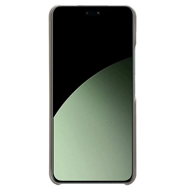 Para Xiaomi Civi 4 Pro 5G / 14 Civi 5G Funda a prueba de golpes de cuero+PC con ranuras para tarjetas - Gris