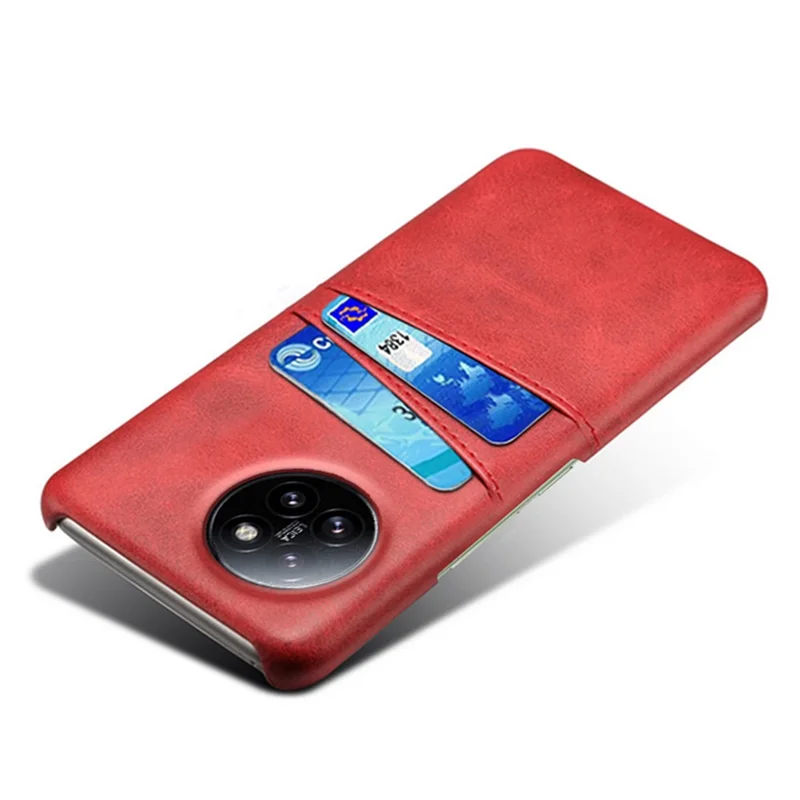 For Xiaomi Civi 4 Pro 5G / 14 Civi 5G Case Bump Proof Leather+PC Phone Cover with Card Slots - Red