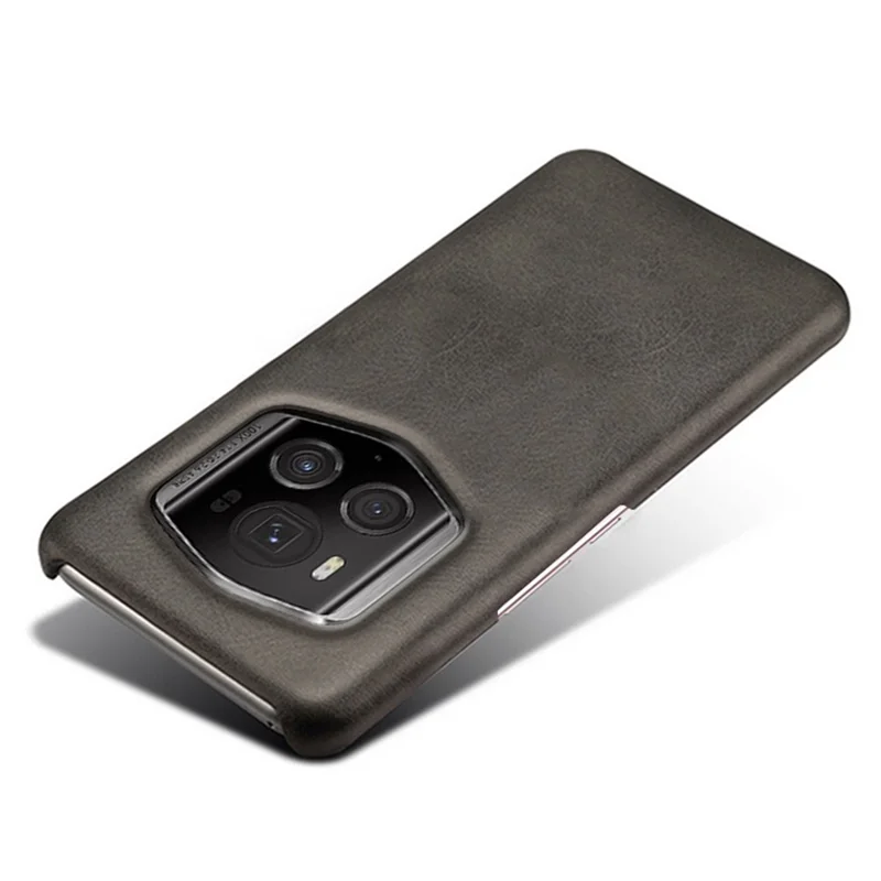 For Honor Magic6 RSR Porsche Design 5G Case PU Leather Coated PC Shockproof Protection Cover - Black