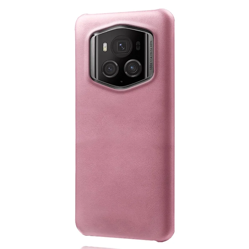 For Honor Magic6 RSR Porsche Design 5G Case PU Leather Coated PC Shockproof Protection Cover - Rose Gold