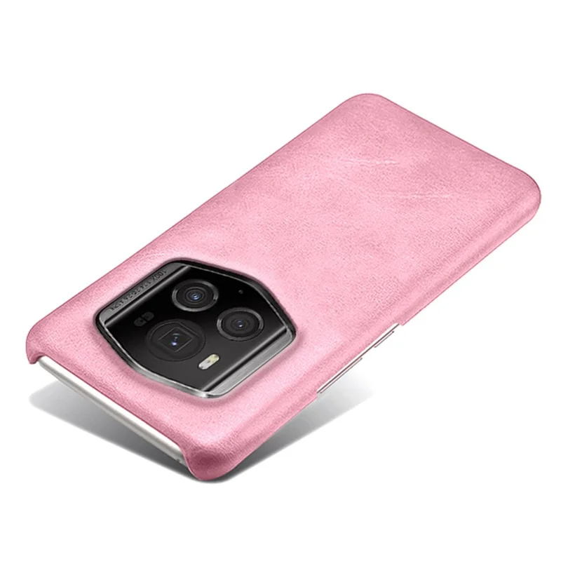 For Honor Magic6 RSR Porsche Design 5G Case PU Leather Coated PC Shockproof Protection Cover - Rose Gold