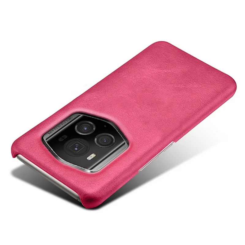 For Honor Magic6 RSR Porsche Design 5G Case PU Leather Coated PC Shockproof Protection Cover - Rose
