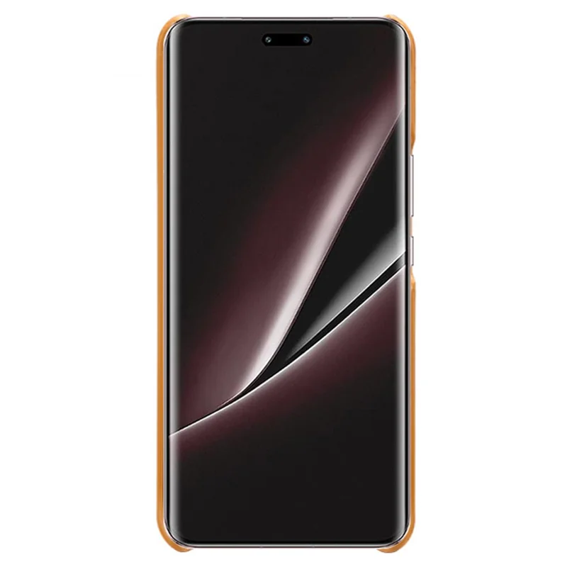 For Honor Magic6 RSR Porsche Design 5G Case Dual Card Slots Leather+PC Phone Cover - Orange