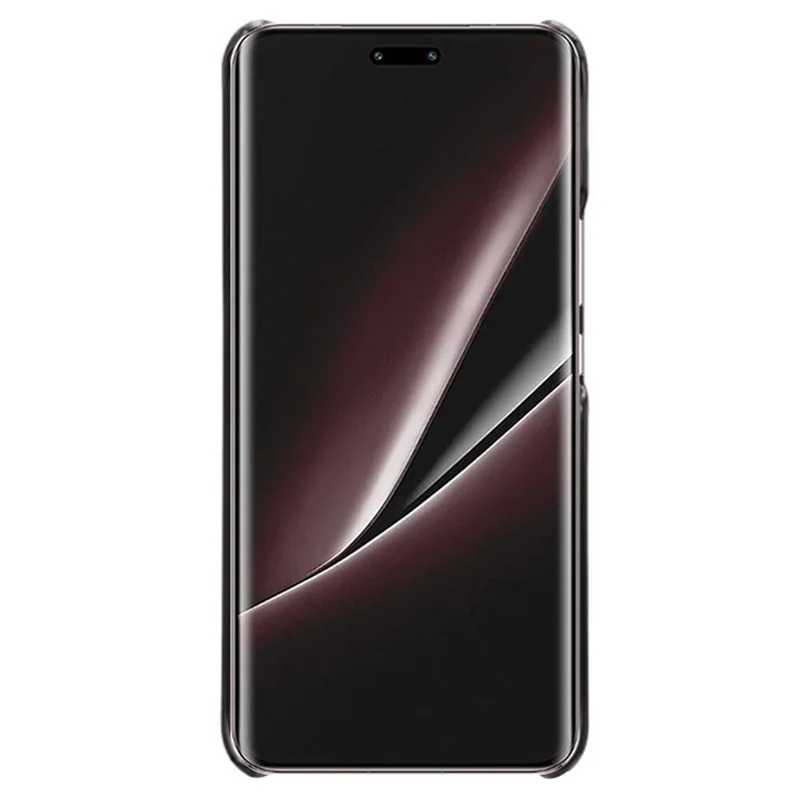 For Honor Magic6 RSR Porsche Design 5G Case Dual Card Slots Leather+PC Phone Cover - Black