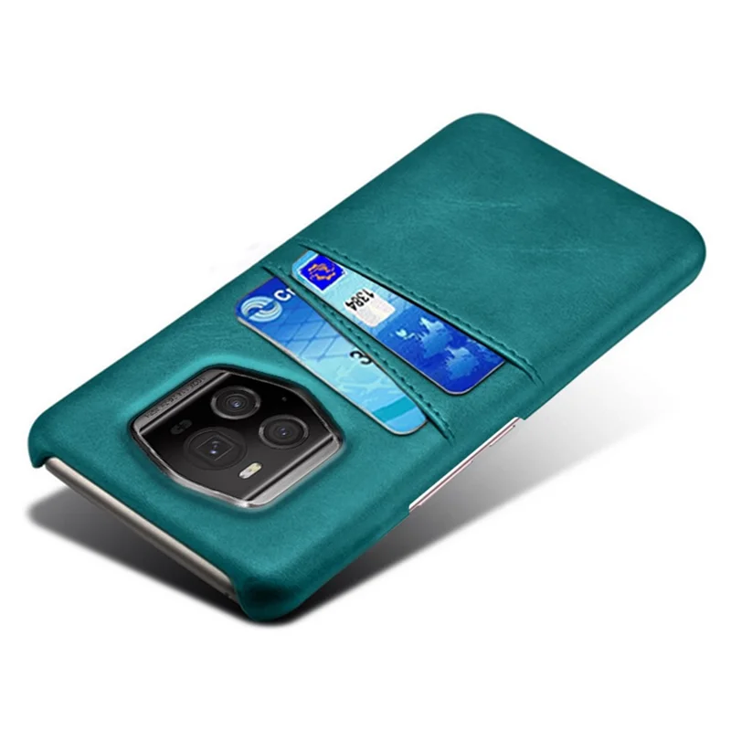 For Honor Magic6 RSR Porsche Design 5G Case Dual Card Slots Leather+PC Phone Cover - Green