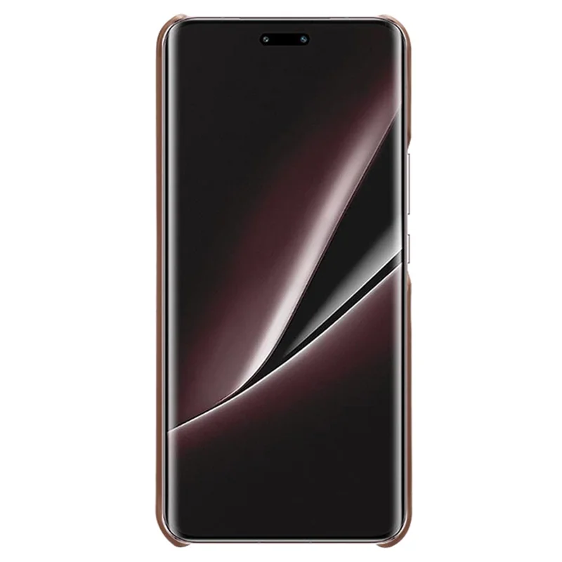 For Honor Magic6 RSR Porsche Design 5G Case Dual Card Slots Leather+PC Phone Cover - Brown