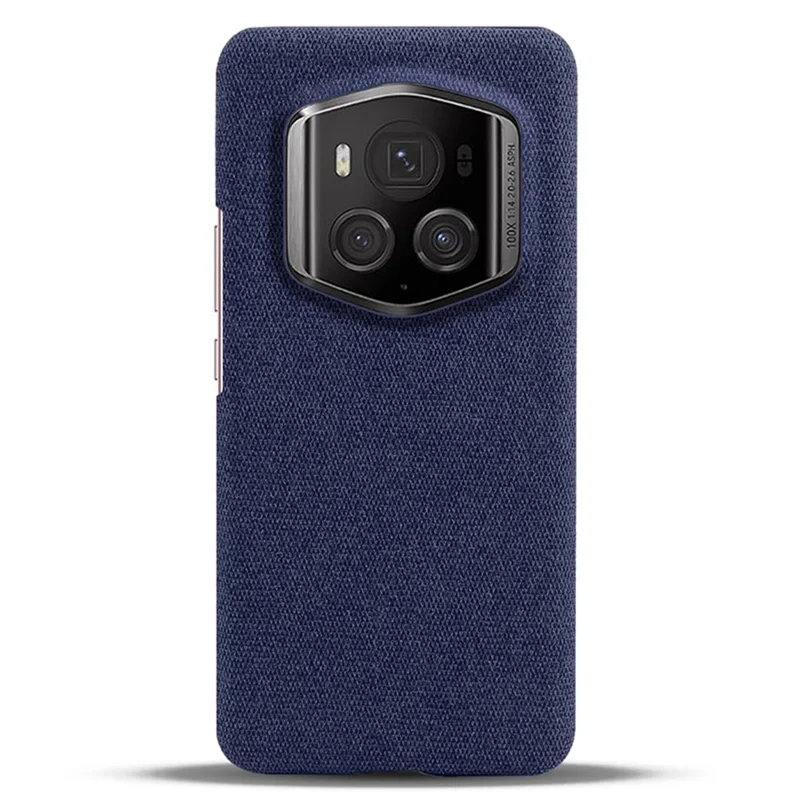 For Honor Magic6 RSR Porsche Design 5G Phone Cover Cloth+PC Drop-proof Back Case - Blue