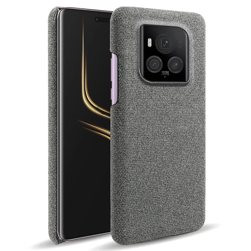For Honor Magic6 Ultimate 5G Case Cloth+PC Anti-Slip Shockproof Phone Cover - Grey