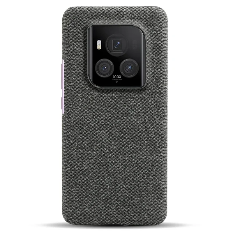 For Honor Magic6 Ultimate 5G Case Cloth+PC Anti-Slip Shockproof Phone Cover - Grey