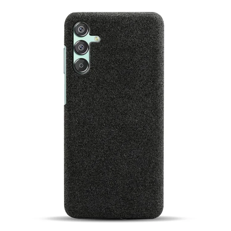 Pour Samsung Galaxy F15 5G / M15 5G Étui Tissu + PC Anti-rayure Housse de Téléphone - Noir