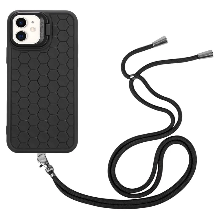 Funda de TPU para iPhone 11 Disipación de calor Marco de lente Protección de la cubierta del teléfono - Negro