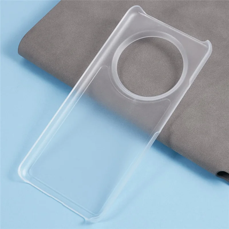 For Realme 12 Pro+ 5G / 12 Pro 5G Case Skin-touch Matte Hard PC Phone Cover - Transparent