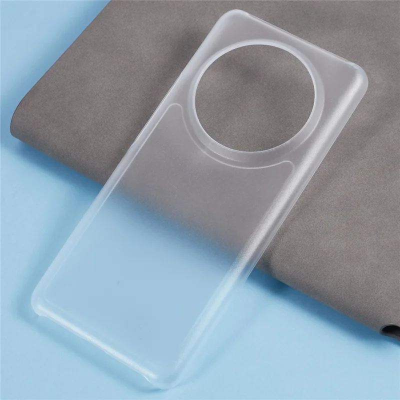 For Realme 12 Pro+ 5G / 12 Pro 5G Case Skin-touch Matte Hard PC Phone Cover - Transparent