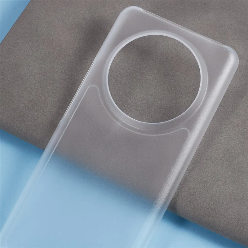 For Realme 12 Pro+ 5G / 12 Pro 5G Case Skin-touch Matte Hard PC Phone Cover - Transparent