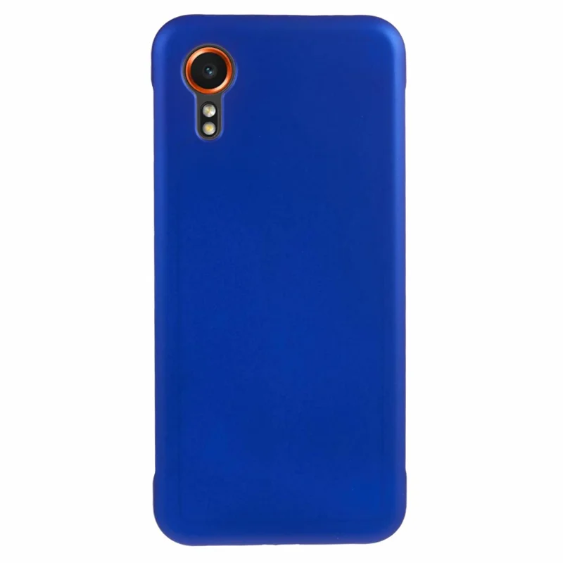 For Samsung Galaxy Xcover7 Matte Case Skin-touch Anti-fingerprint PC Phone Cover - Blue