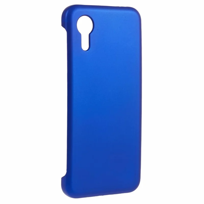 For Samsung Galaxy Xcover7 Matte Case Skin-touch Anti-fingerprint PC Phone Cover - Blue
