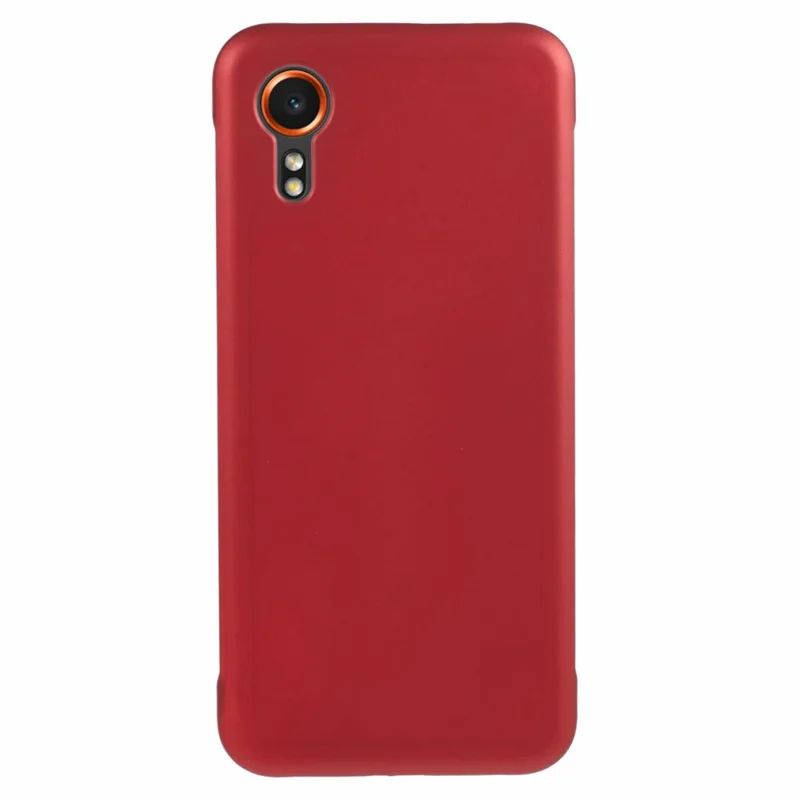 For Samsung Galaxy Xcover7 Matte Case Skin-touch Anti-fingerprint PC Phone Cover - Red