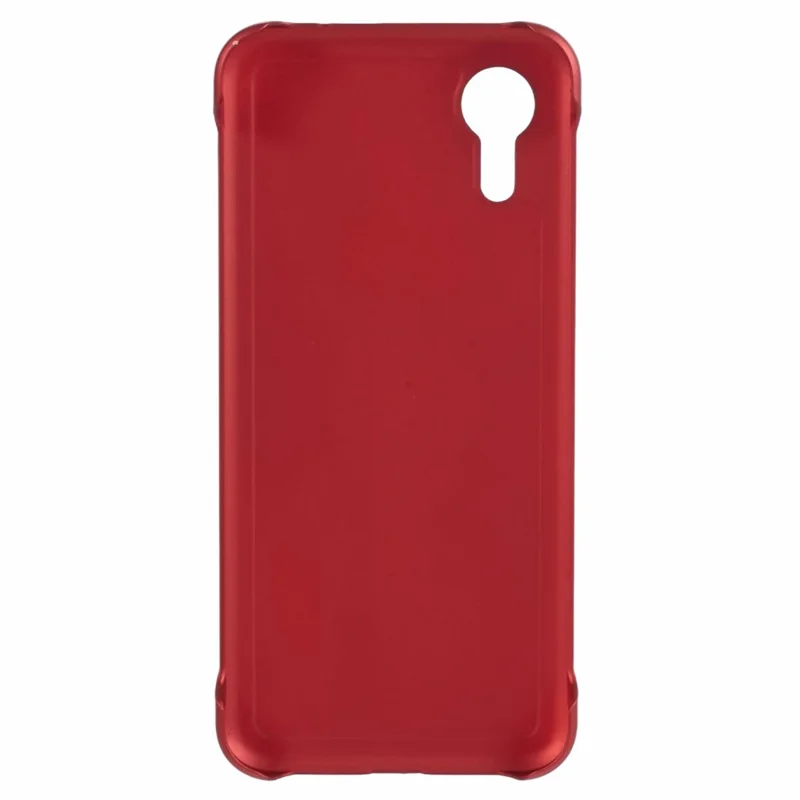 For Samsung Galaxy Xcover7 Matte Case Skin-touch Anti-fingerprint PC Phone Cover - Red