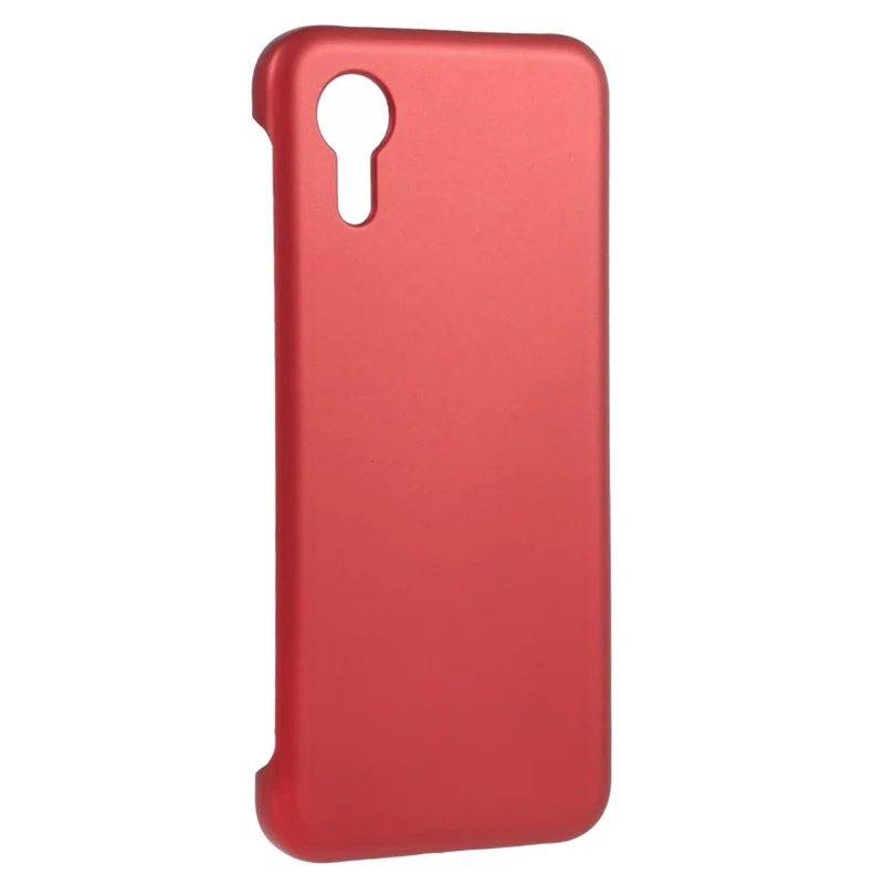 For Samsung Galaxy Xcover7 Matte Case Skin-touch Anti-fingerprint PC Phone Cover - Red