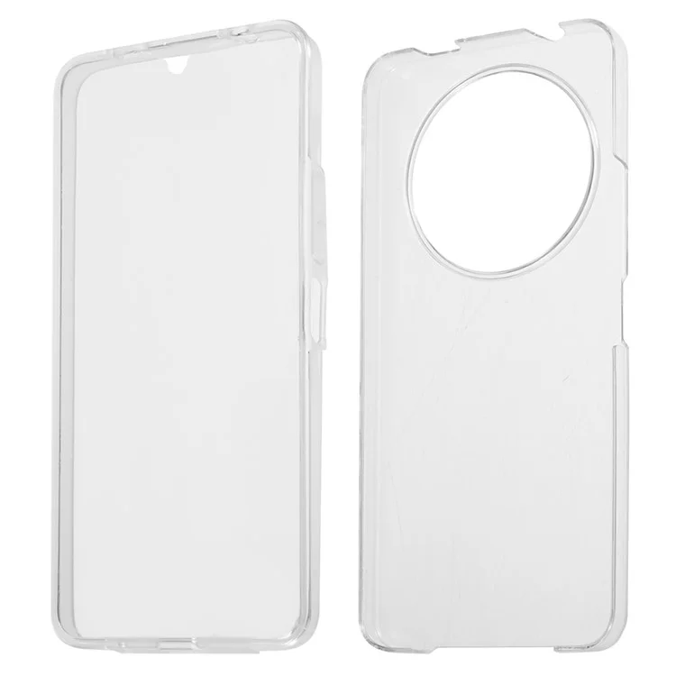 Für Xiaomi Redmi A3 4G / Poco C61 4G Klare Hülle Acryl + PET 360 Grad Rundumschutz