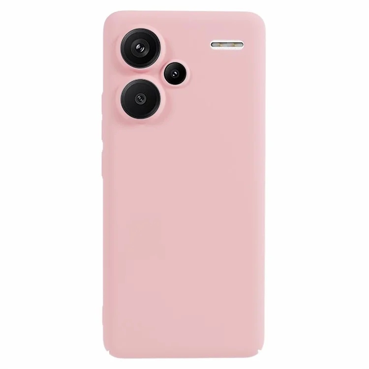 For Xiaomi Redmi Note 13 Pro+ 5G Phone Case Skin-touch Rubberized PC Cell Phone Cover - Pink