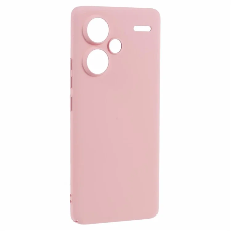 For Xiaomi Redmi Note 13 Pro+ 5G Phone Case Skin-touch Rubberized PC Cell Phone Cover - Pink