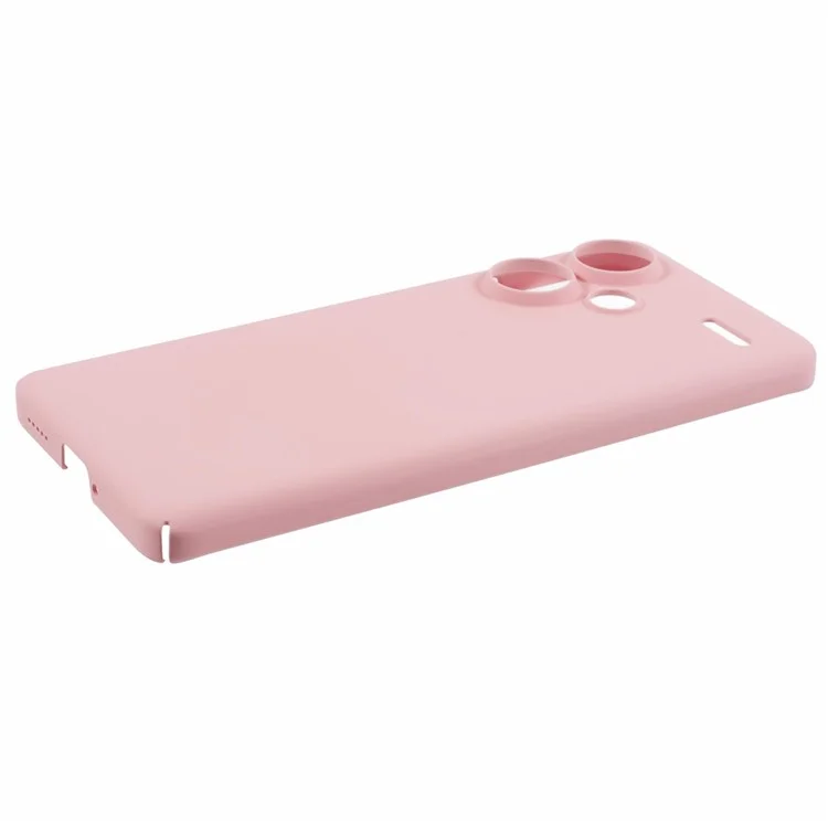 For Xiaomi Redmi Note 13 Pro+ 5G Phone Case Skin-touch Rubberized PC Cell Phone Cover - Pink