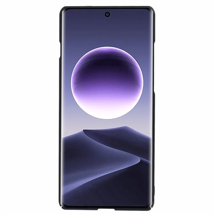 Pour Oppo Find X7 5G Rubberized Case Skin-touch Hard PC Cell Phone Cover - Noir