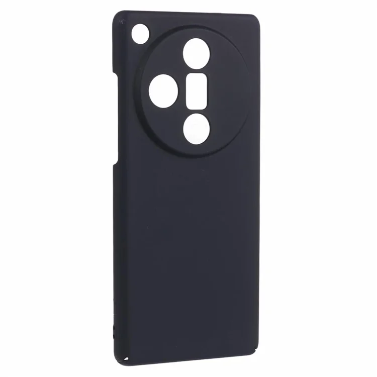 Pour Oppo Find X7 5G Rubberized Case Skin-touch Hard PC Cell Phone Cover - Noir