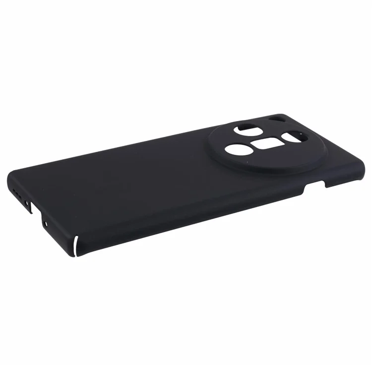 Pour Oppo Find X7 5G Rubberized Case Skin-touch Hard PC Cell Phone Cover - Noir